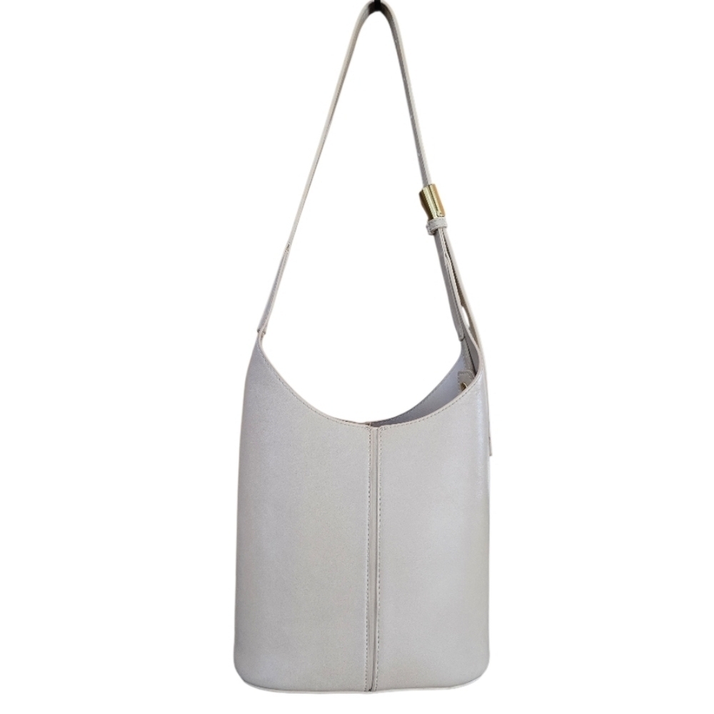 Antik Kraft Beige Faux Leather Hobo Shoulder Bag